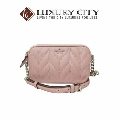 [Luxury City] Kate Spade Crossbody Bag Kendall Briar Lane Quilted Light Pink Katespade-WLRU5492