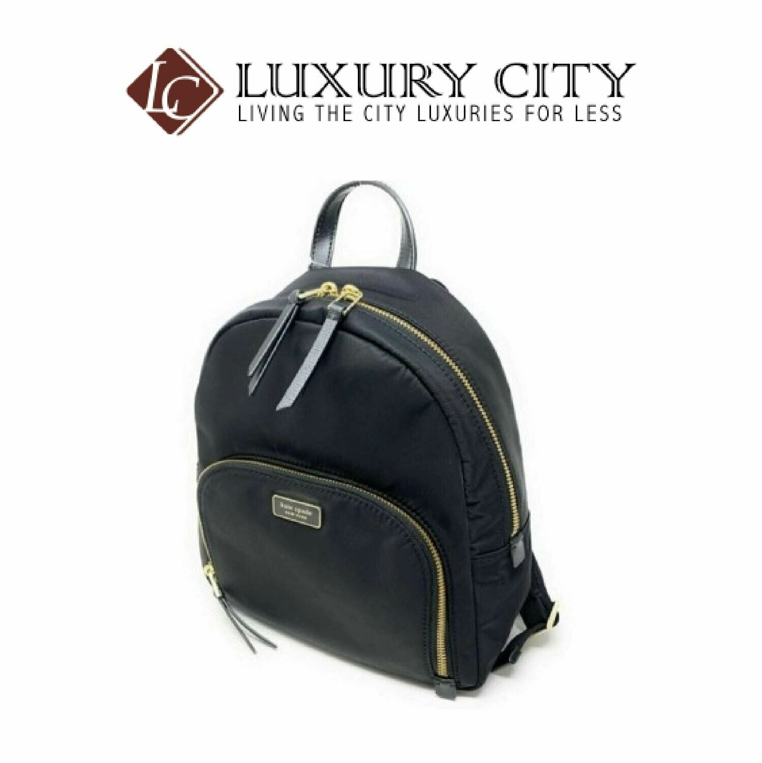 [Luxury City] Kate Spade Medium Backpack-WKRU5913 (Black)