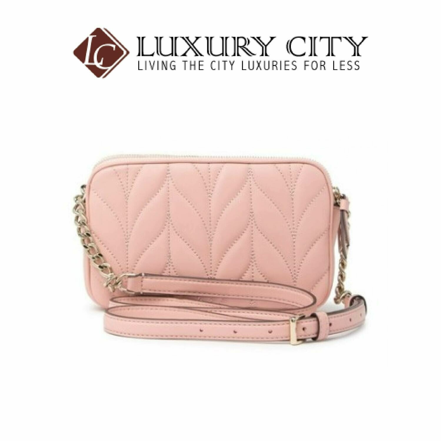 [Luxury City] Kate Spade Crossbody Bag Kendall Briar Lane Quilted Light Pink Katespade-WLRU5492