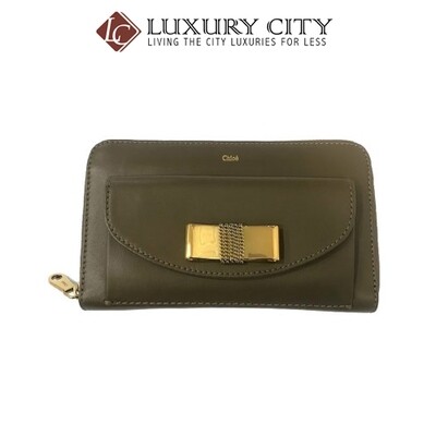 [Luxury City] Chloe Round Fastener Long Wallet Chloe-3P0092