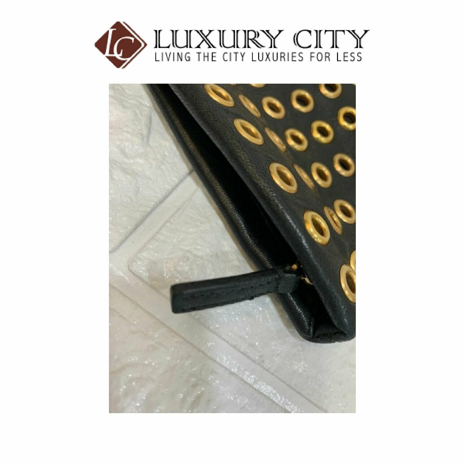 [Luxury City] Preloved Authentic Prada Punching Long Wallet