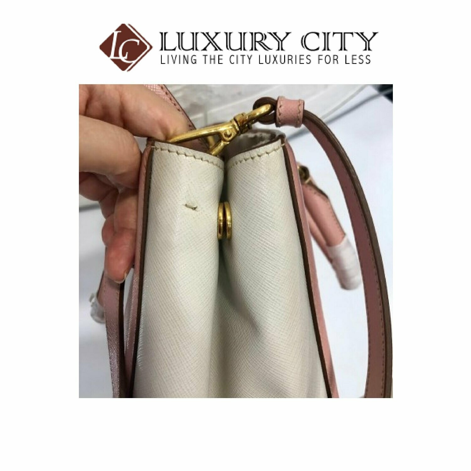 [Luxury City] Preloved Authentic Prada Saffiano Leather Handbag