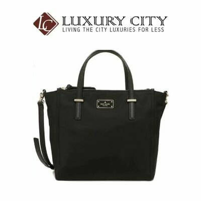 [Luxury City] Kate Spade Alyse Wilson Road Nylon Handbag Katespade-WKRU4715 (Black)