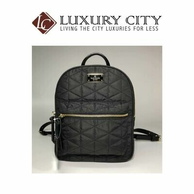 [Luxury City] Kate Spade New York Blake Avenue Small Bradley Backpack Black Quilted NWT