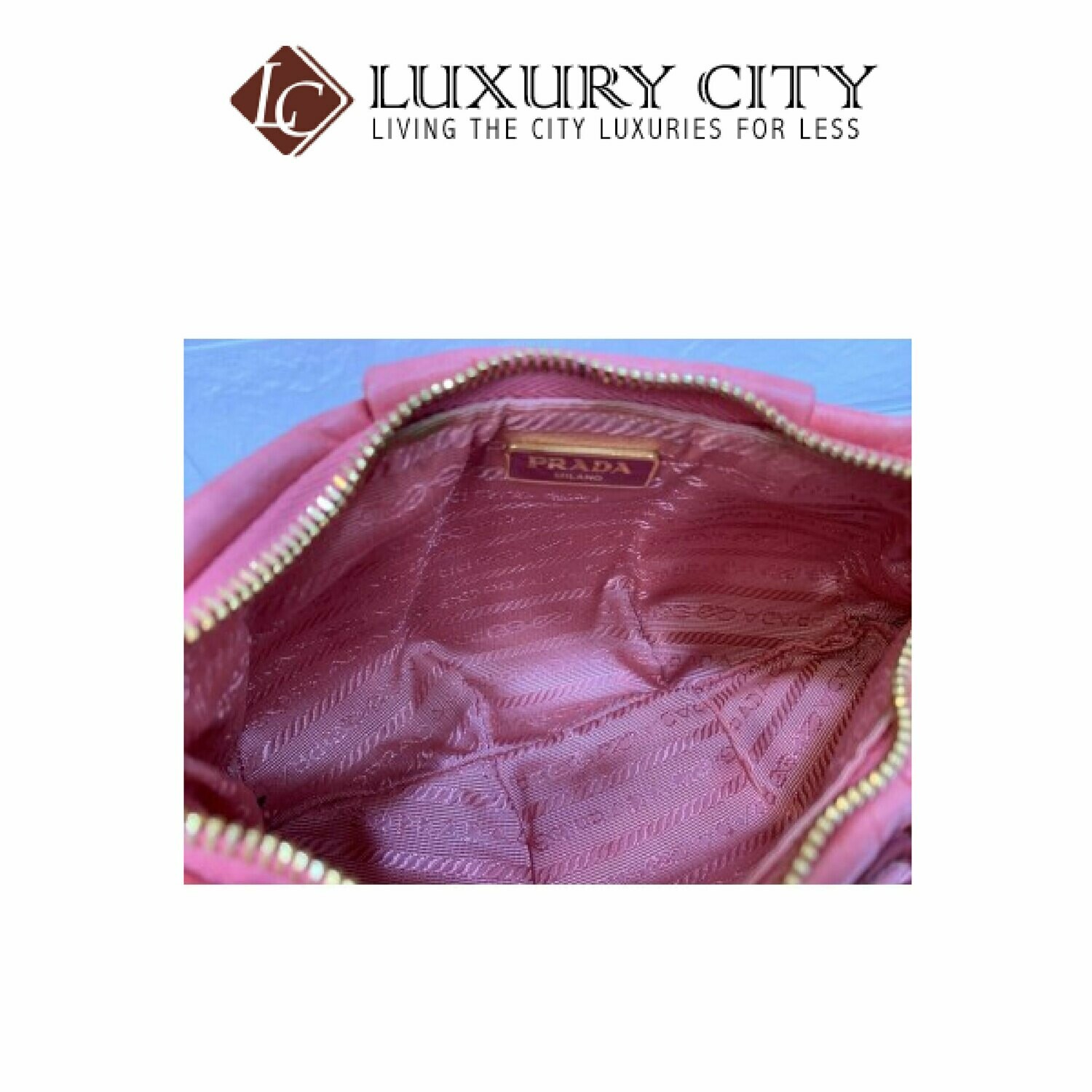 [Luxury City] Preloved Authentic Prada Wristlet