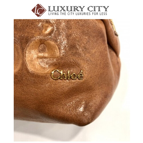 [Luxury City] Preloved Chloe Full Leather Pouch