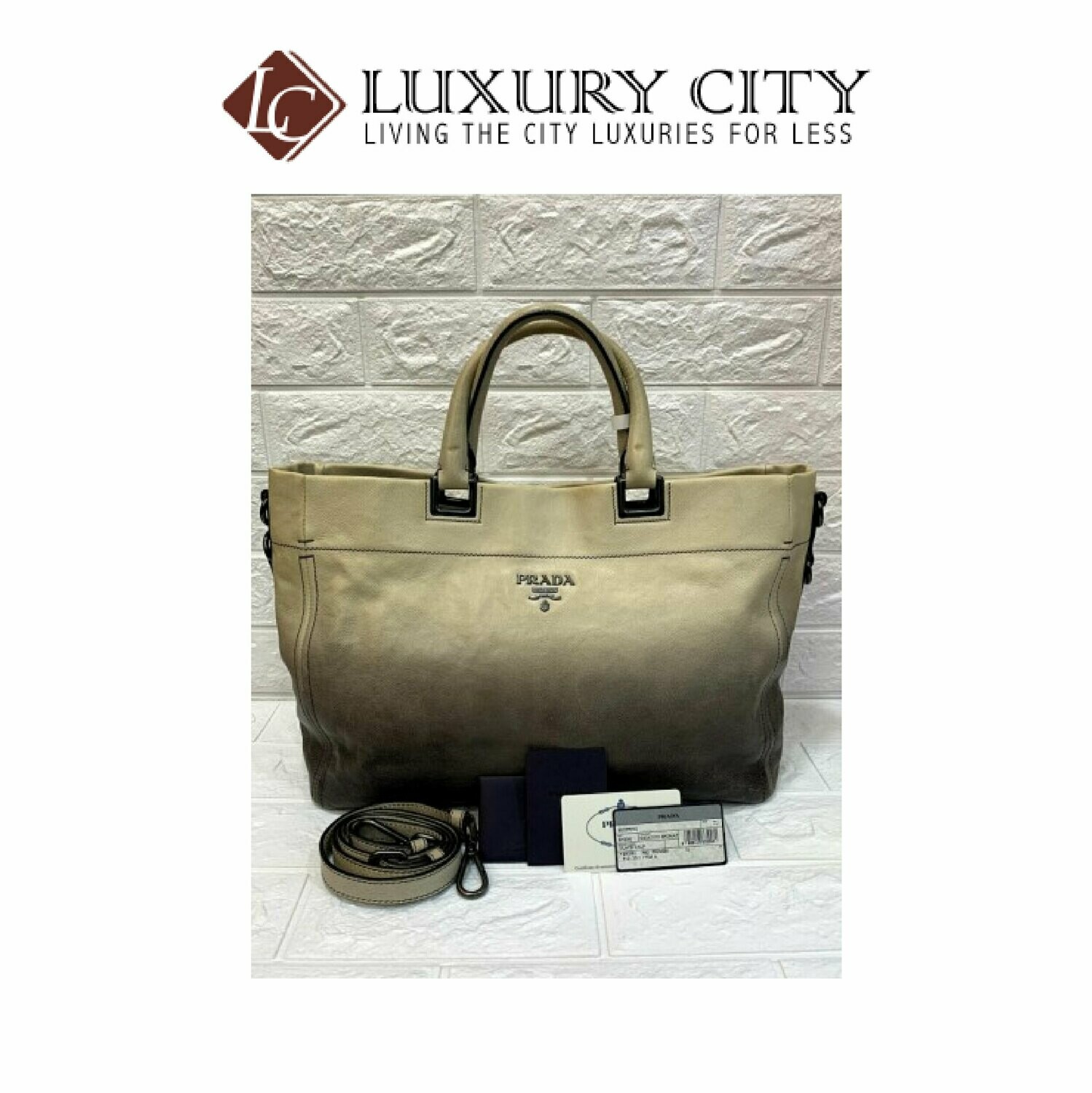 [Luxury City] Preloved Authentic Prada Handbag