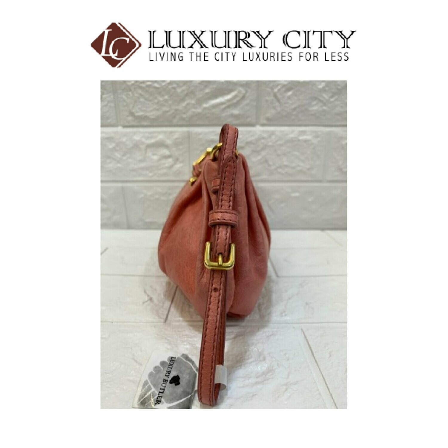 [Luxury City] Preloved Authentic Prada Wristlet