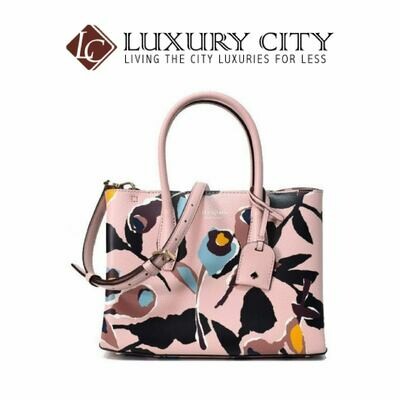 [Luxury City] Kate Spade Eva Paper Rose Small Top Zip Satchel Pink Katespade-WKRU6120