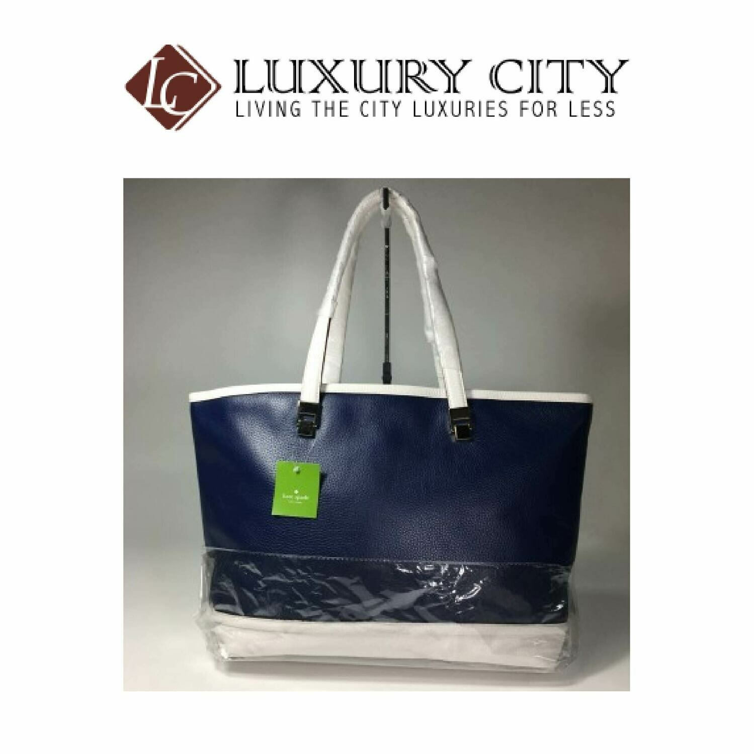 [Luxury City] Kate Spade WKRU3783 001 Oliver Street Tote Bag in Blue
