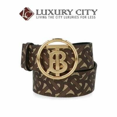 [Luxury City] Burberry Monogram Motif Buckle Belt Burberry-8023451