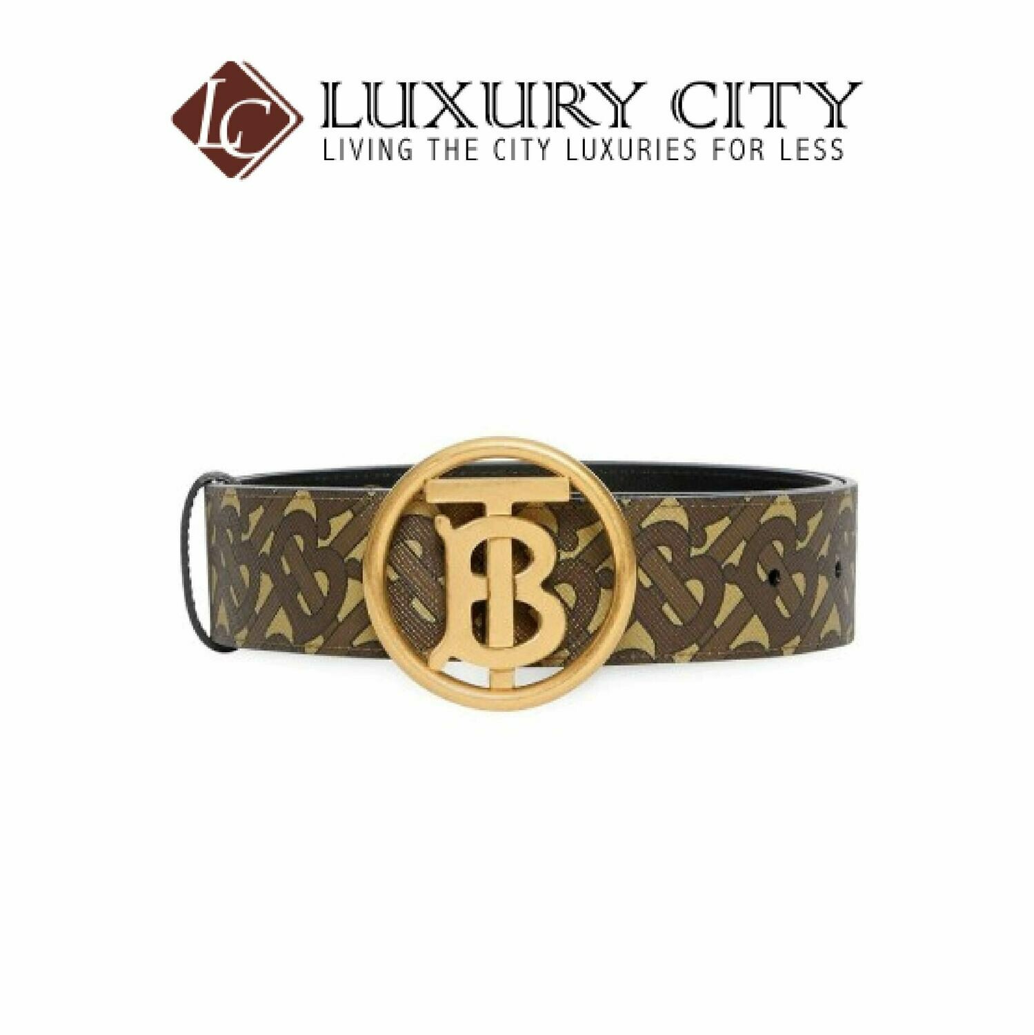 [Luxury City] Burberry Monogram Motif Buckle Belt Burberry-8023451