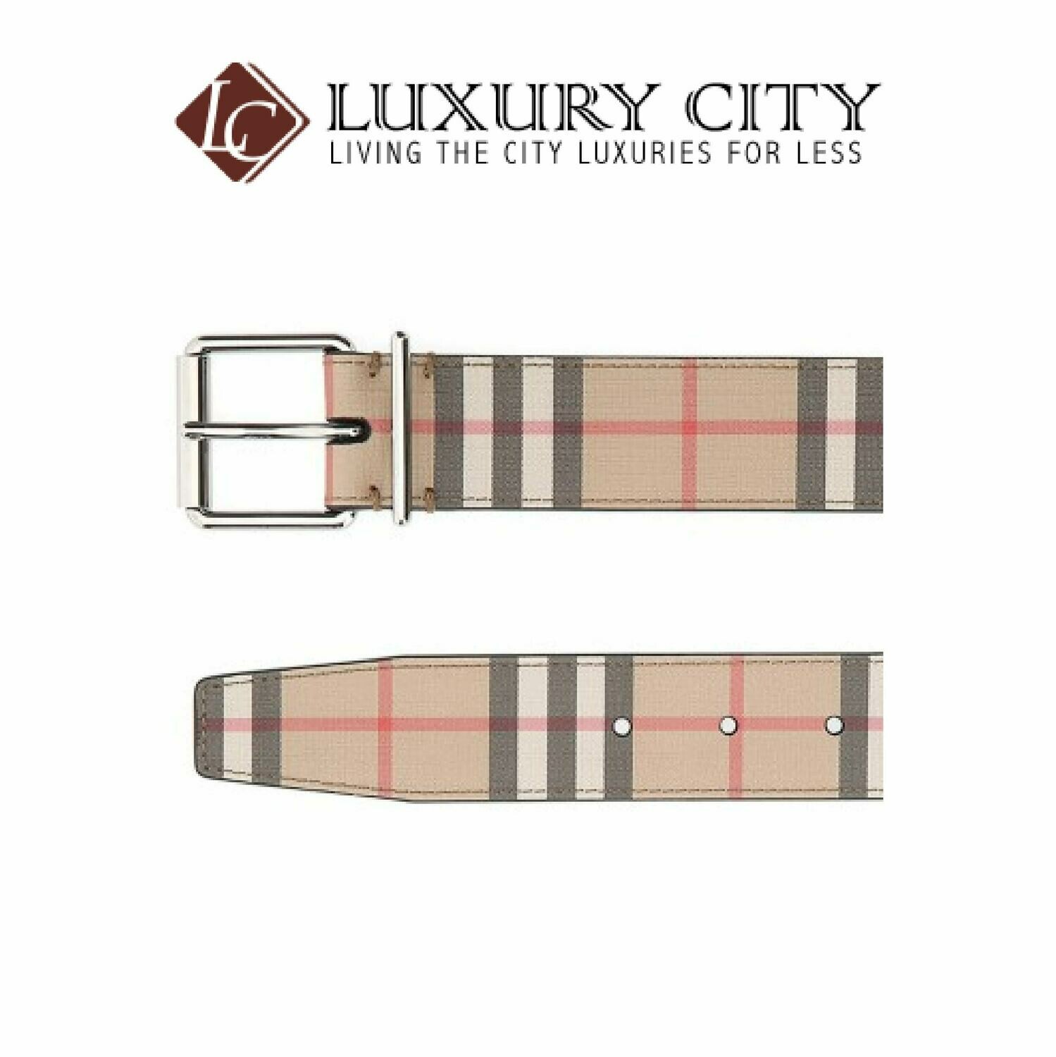 [Luxury City] Burberry Vintage Check Buckle Belt Burberry-8024184