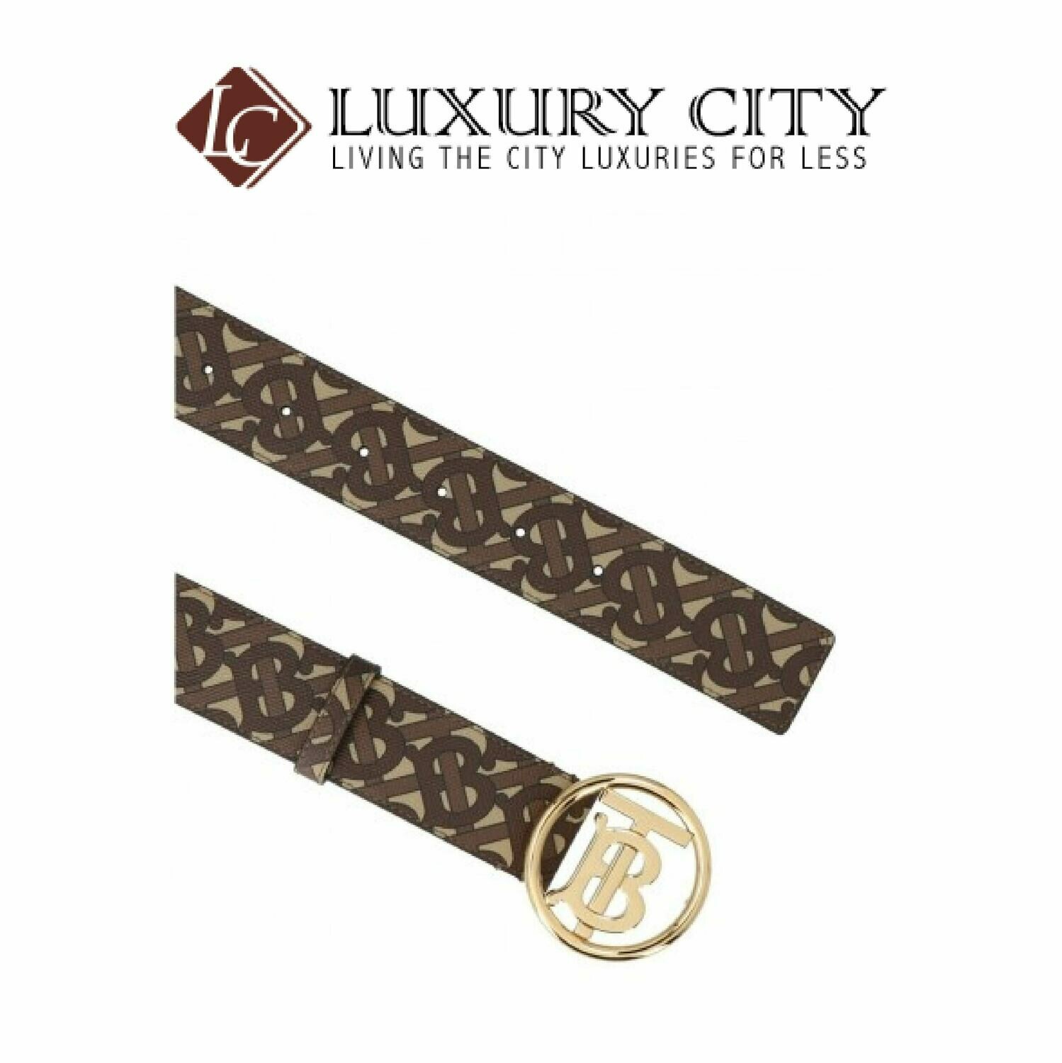 [Luxury City] Burberry Monogram Motif Buckle Belt Burberry-8023451
