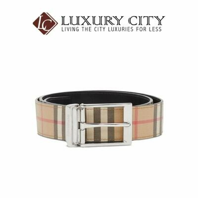 [Luxury City] Burberry Reversible Vintage Check Belt Burberry-8025136
