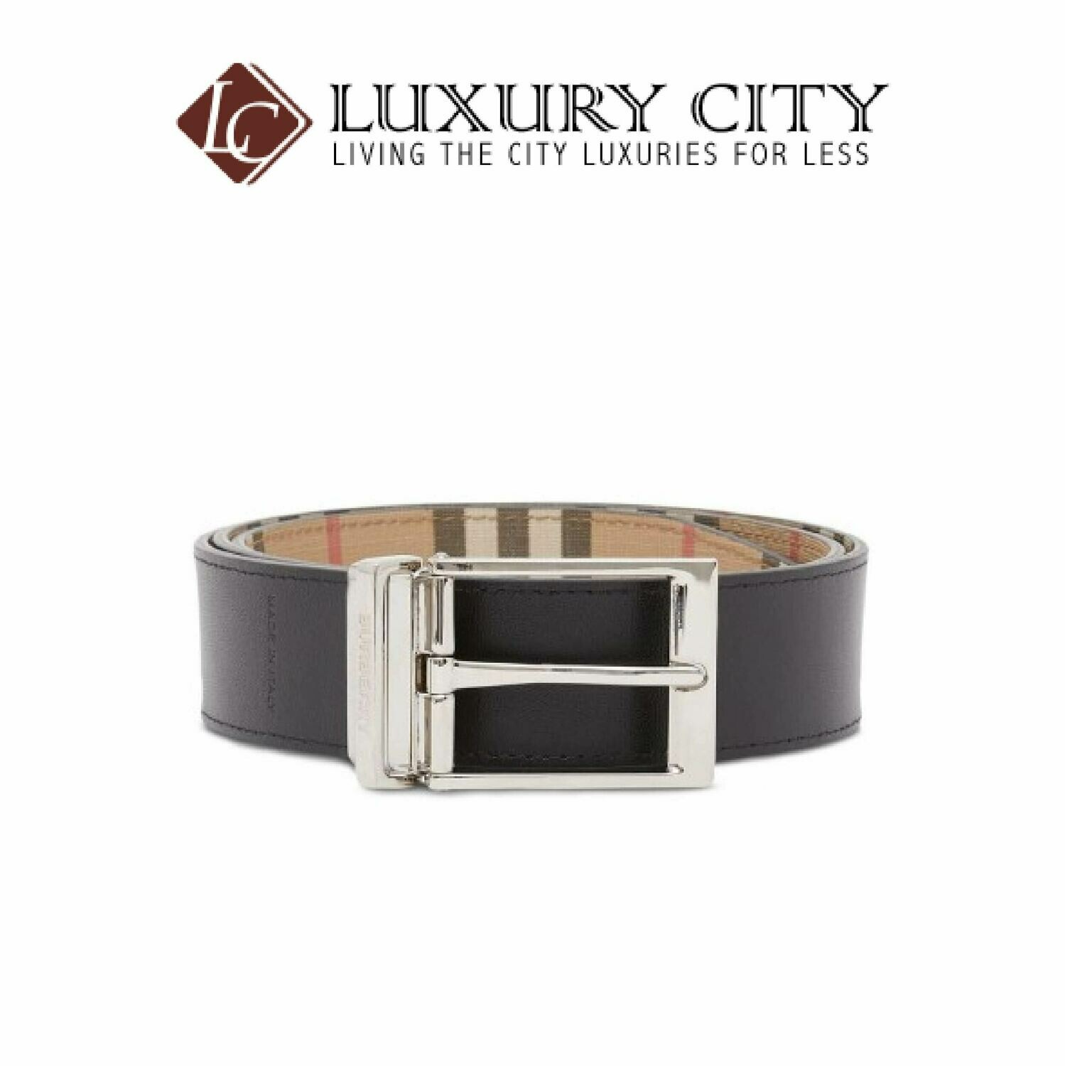 [Luxury City] Burberry Reversible Vintage Check Belt Burberry-8025136