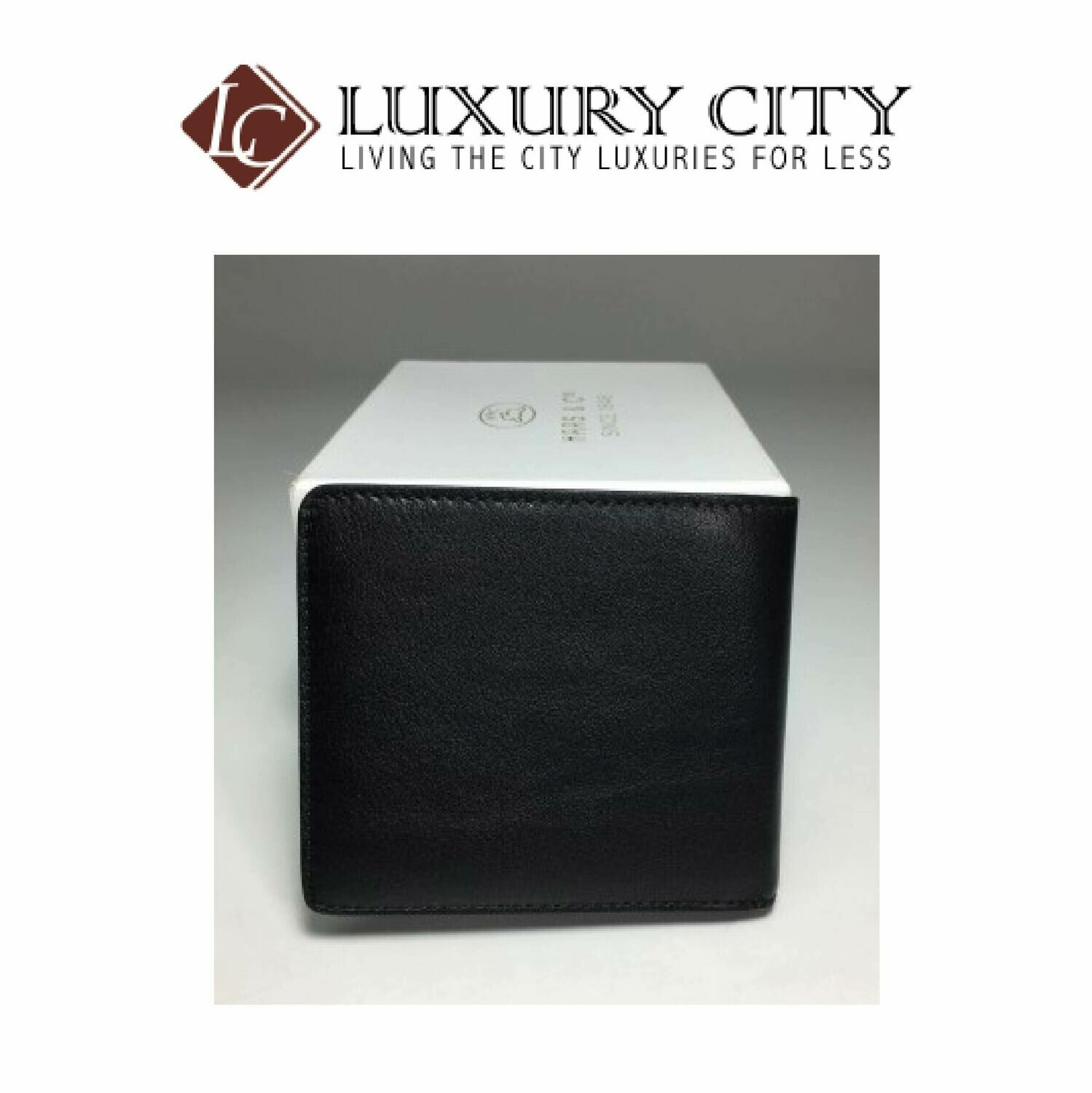 [Luxury City] Burberry Logo Plaque Billfold Wallet