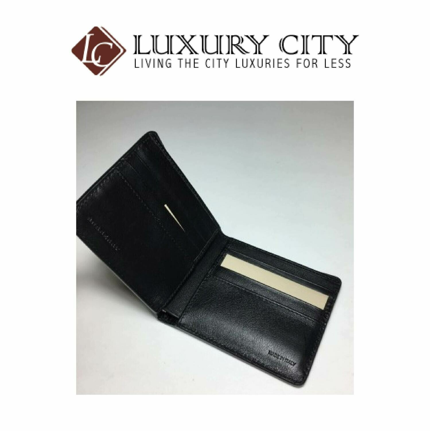 [Luxury City] Burberry Logo Plaque Billfold Wallet