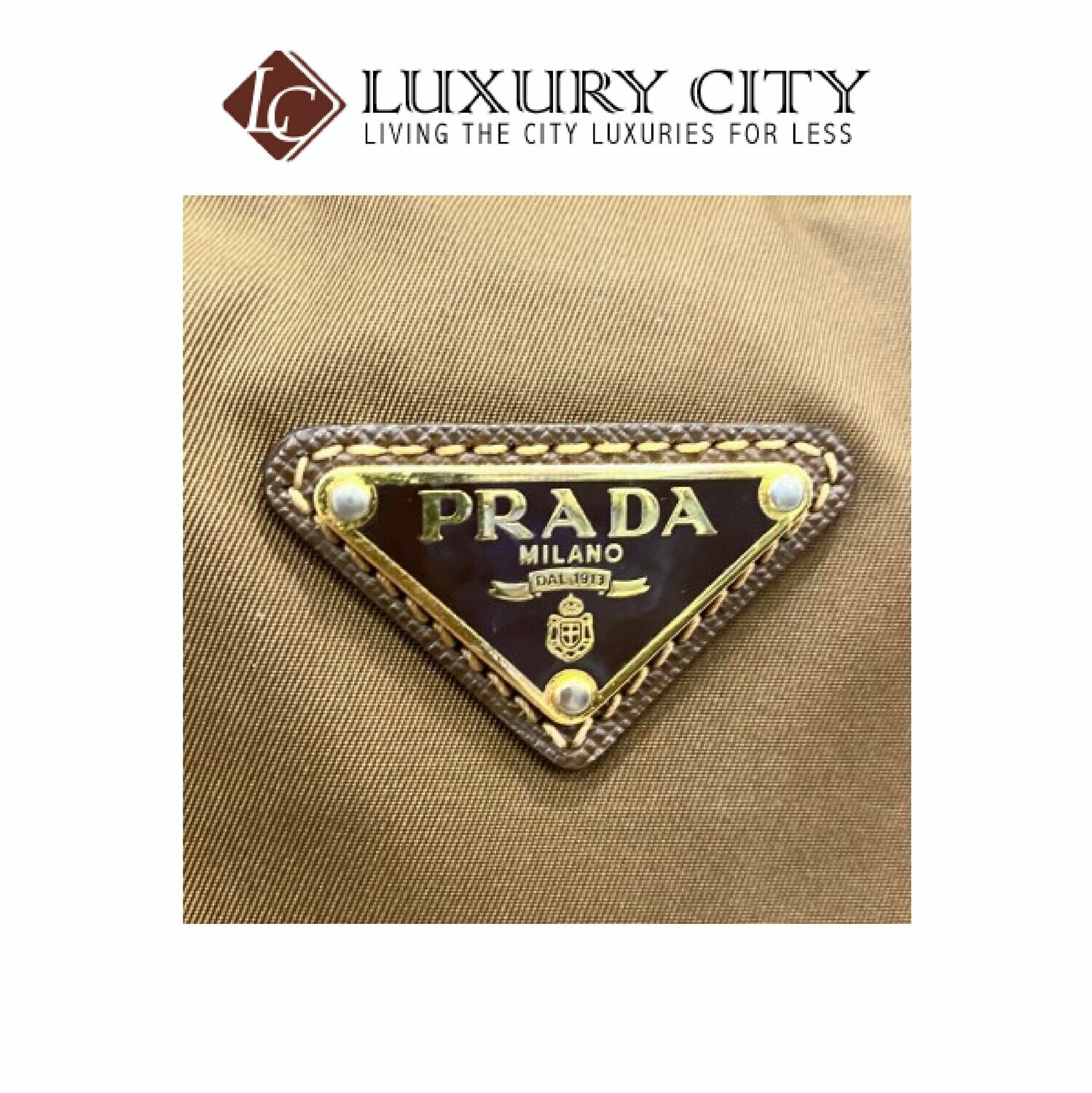 [Luxury City] Preloved Prada Nylon Shoulder Carry Bag