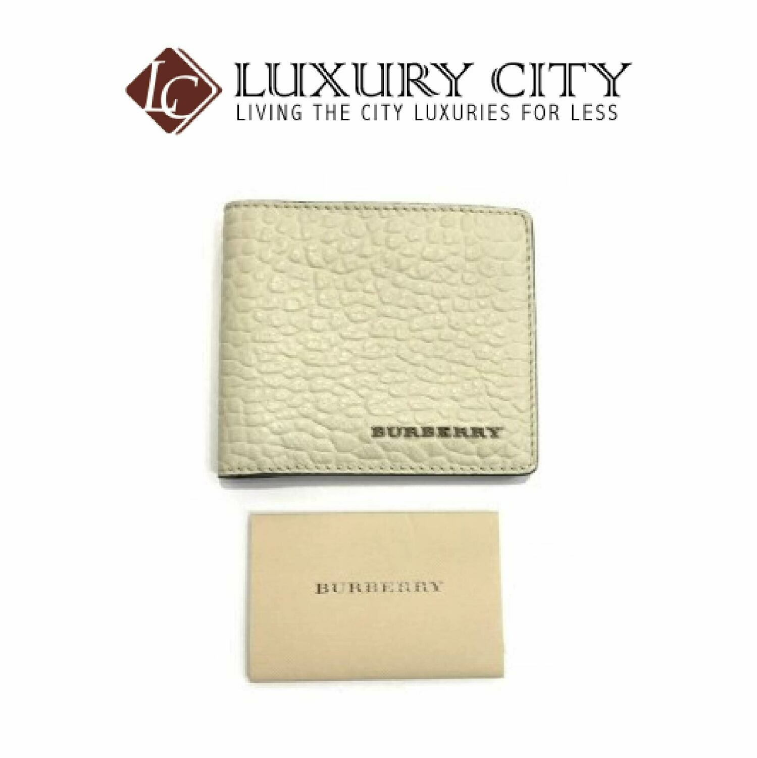 [Luxury City] Burberry Bifold Wallet White Burberry-3966521