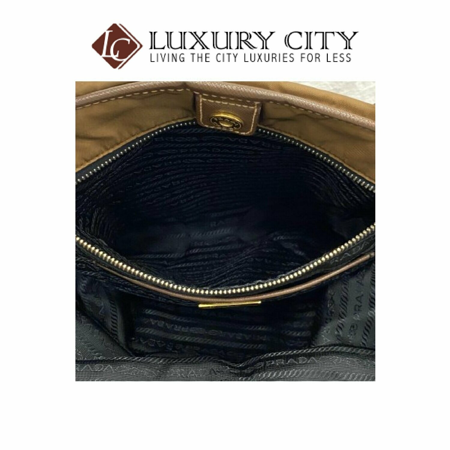 [Luxury City] Preloved Prada Nylon Shoulder Carry Bag