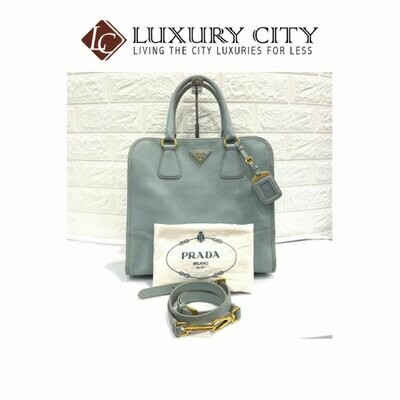 [Luxury City] Preloved Prada Saffiano 2 Ways Carry Bag