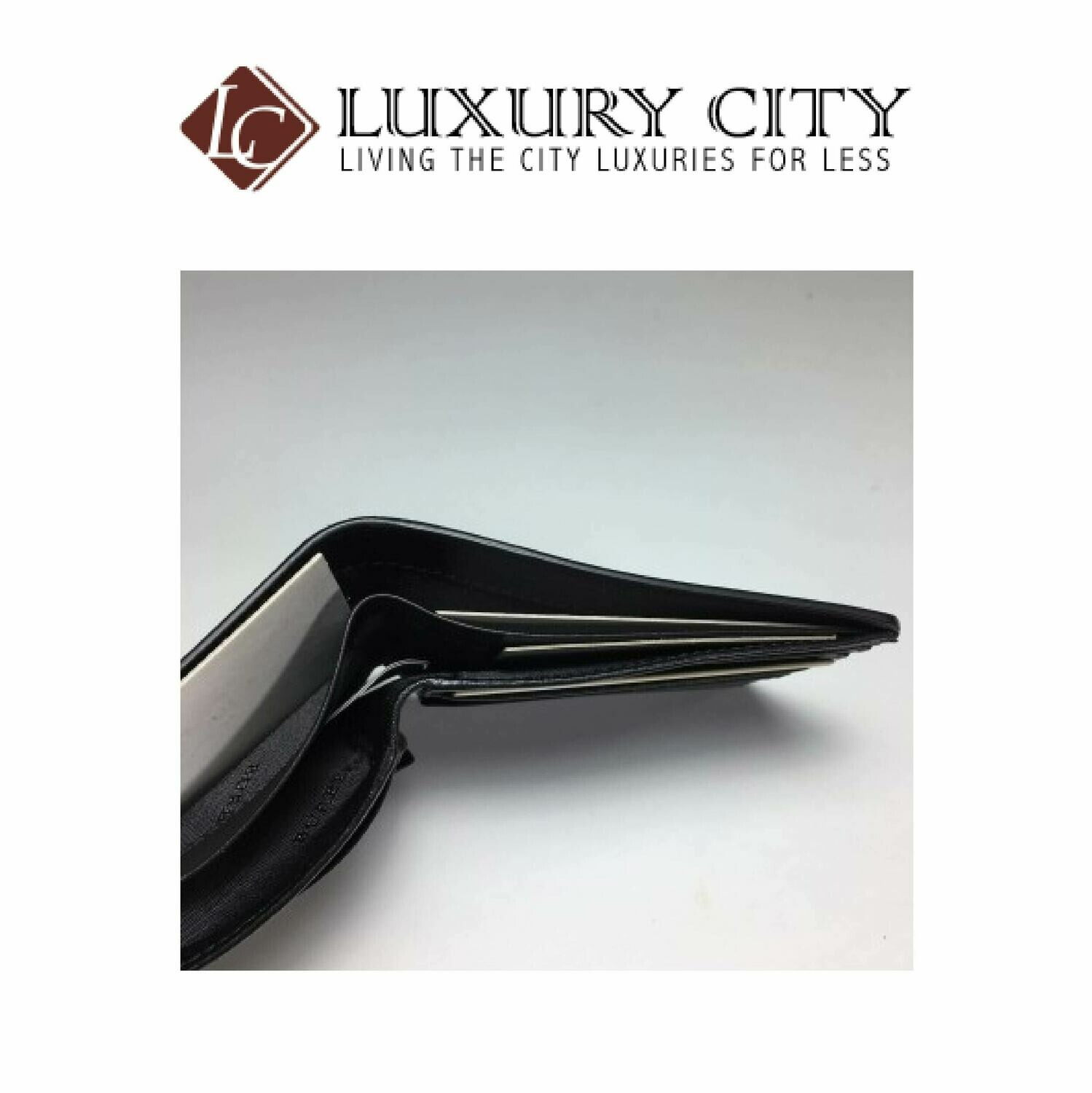 [Luxury City] Burberry Classic Portfolio Wallet In Black