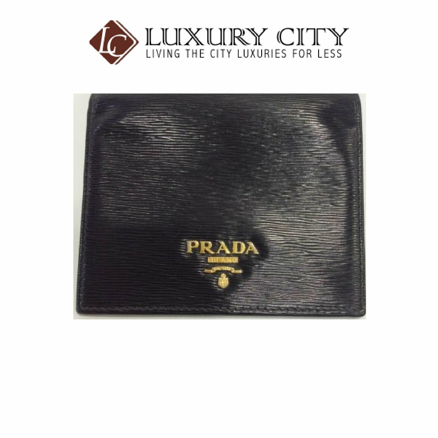 [Luxury City] Preloved Prada Saffiano Short Wallet