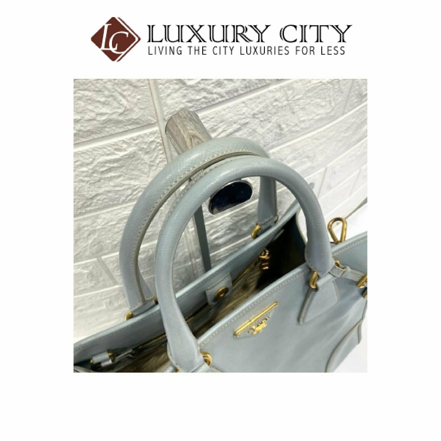 [Luxury City] Preloved Prada Saffiano 2 Ways Carry Bag