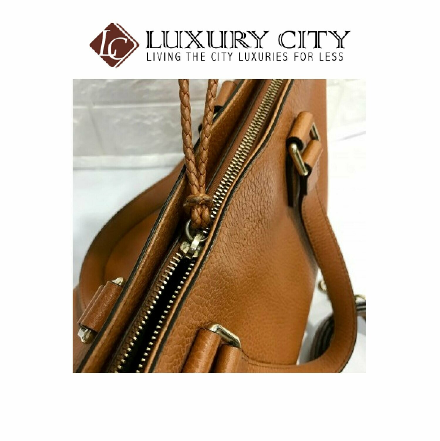 [Luxury City] Preloved Authentic Gucci Pure Leather Handbag