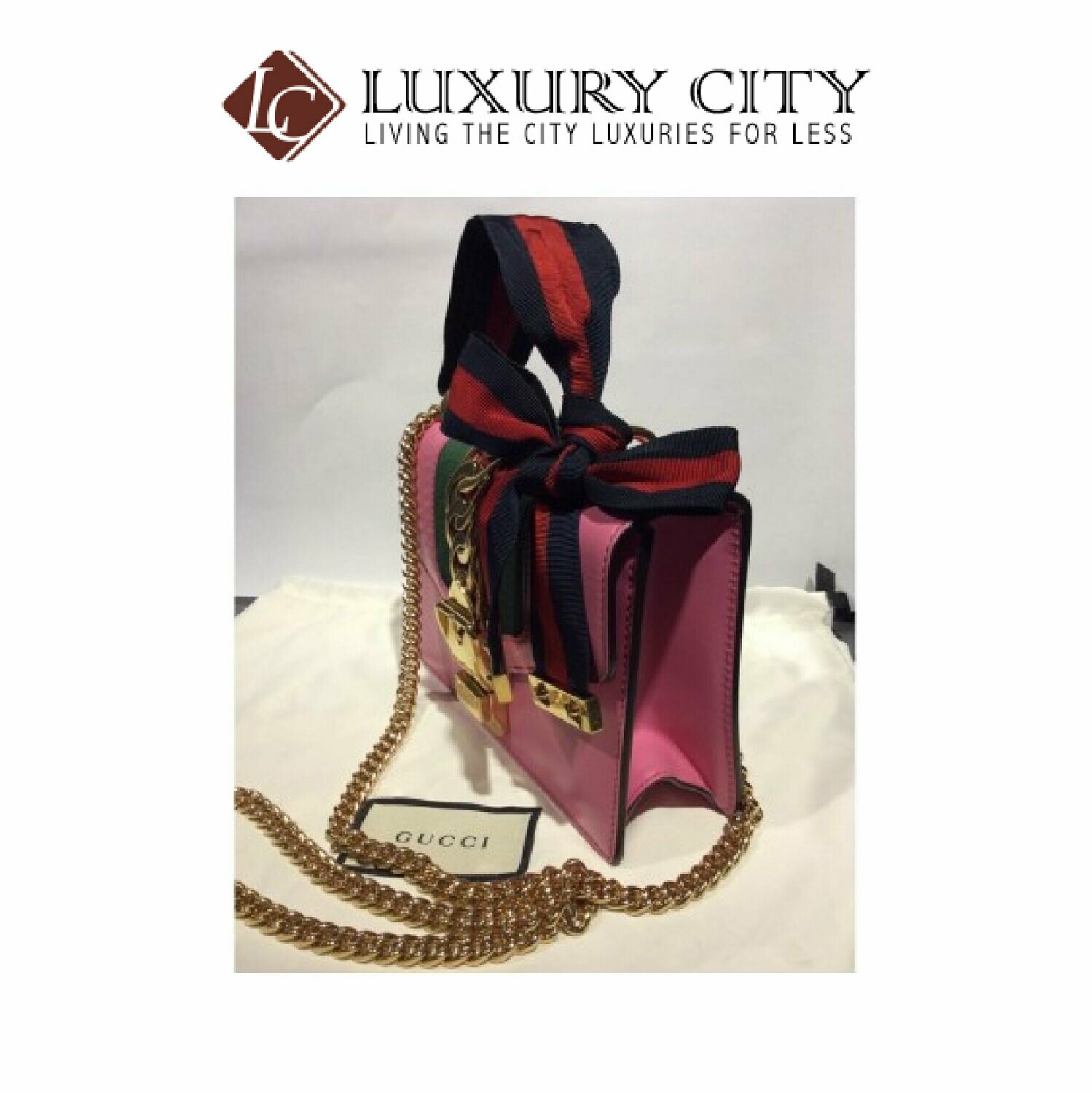 [Luxury City] Preloved Authentic Gucci Sylvie Small Pink Slingbag