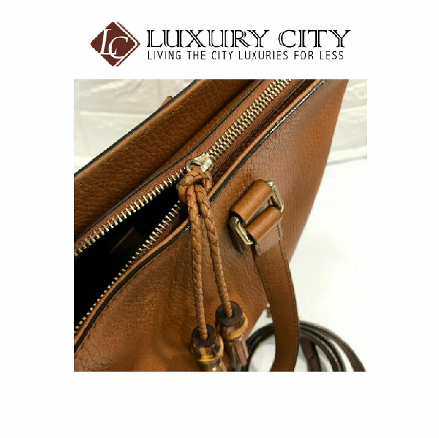 [Luxury City] Preloved Authentic Gucci Pure Leather Handbag