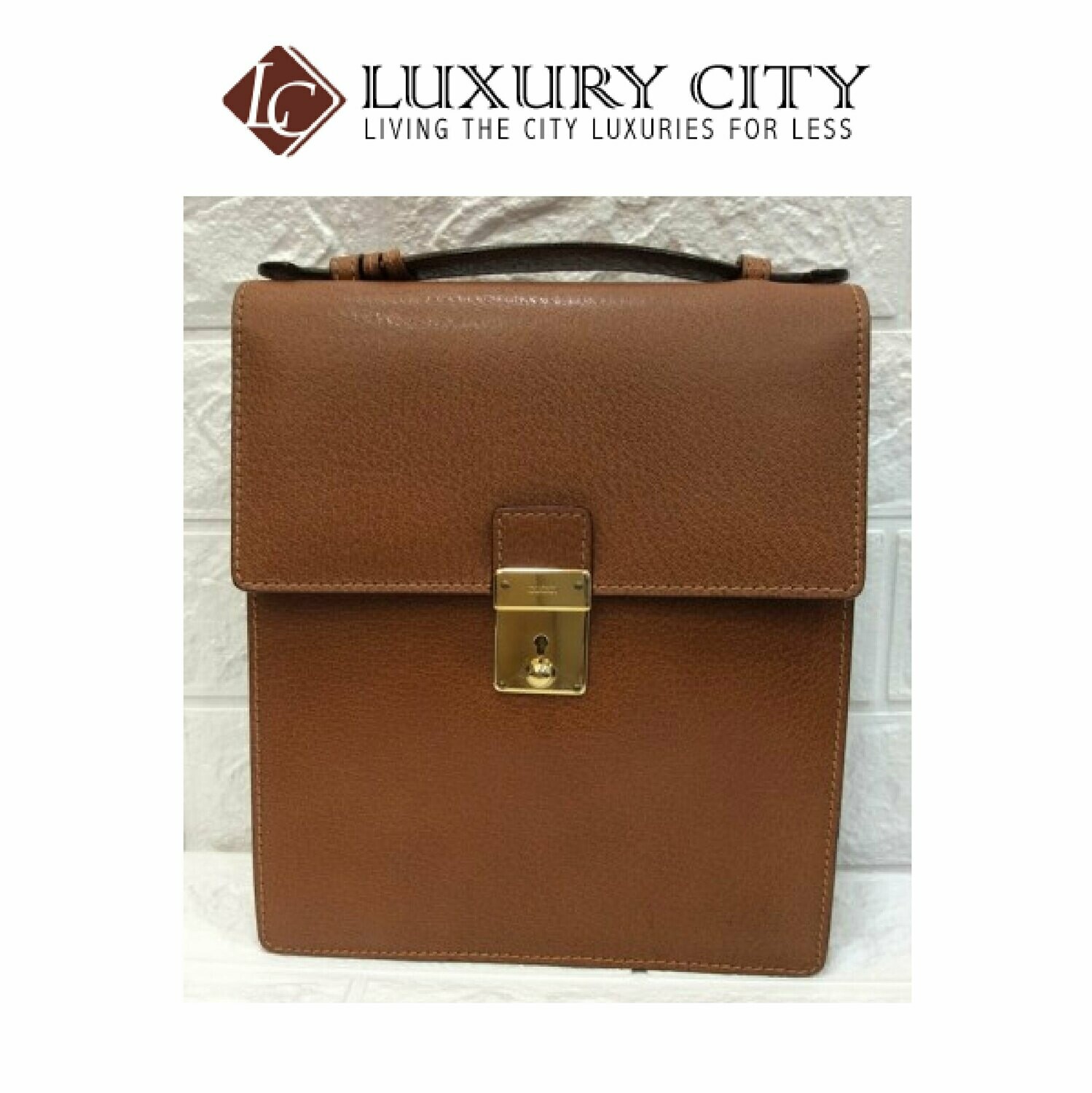 [Luxury City] Preloved Authentic Gucci Vintage Leather Crossbody Bag