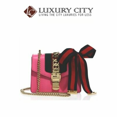 [Luxury City] Preloved Authentic Gucci Sylvie Small Pink Slingbag