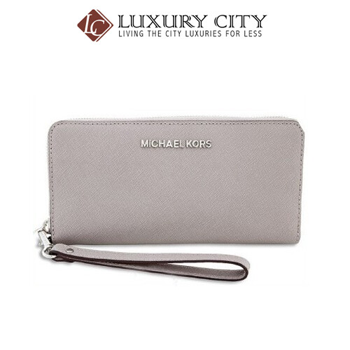[Luxury City] Michael Kors Jet Set Travel Saffiano Continental Wallet MK-32S5STVE9L081