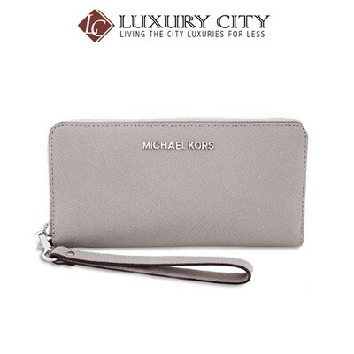 [Luxury City] Michael Kors Jet Set Travel Saffiano Continental Wallet MK-32S5STVE9L081