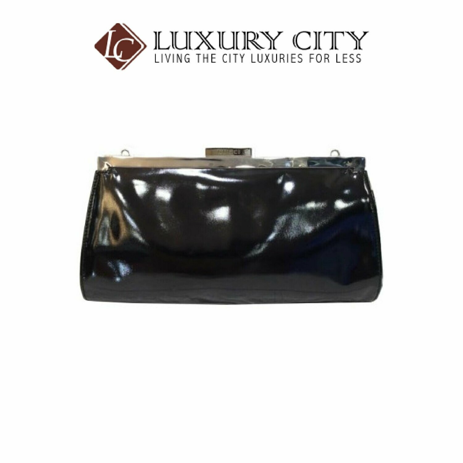 [Luxury City] Preloved Authentic Gucci Clutch Bag Black Condition: 9/10