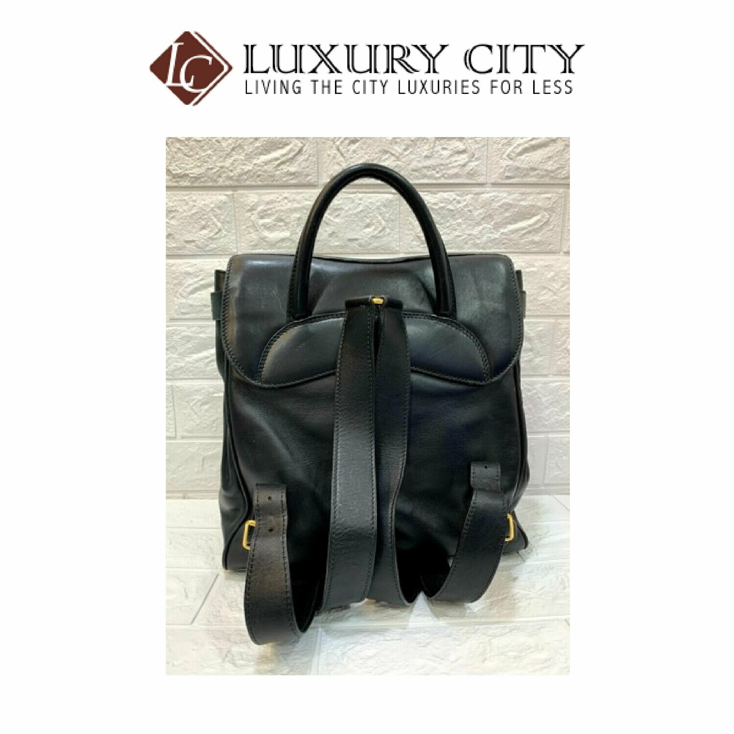 [Luxury City] Preloved Authentic Gucci Vintage Backpack