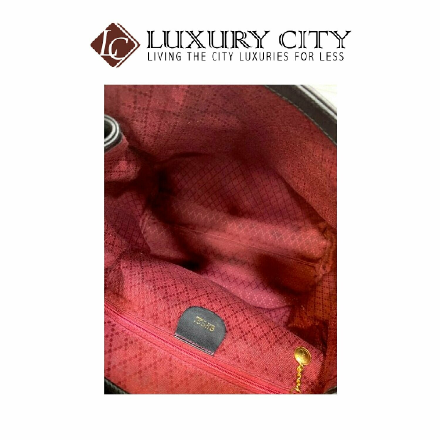 [Luxury City] Preloved Authentic Gucci Vintage Backpack