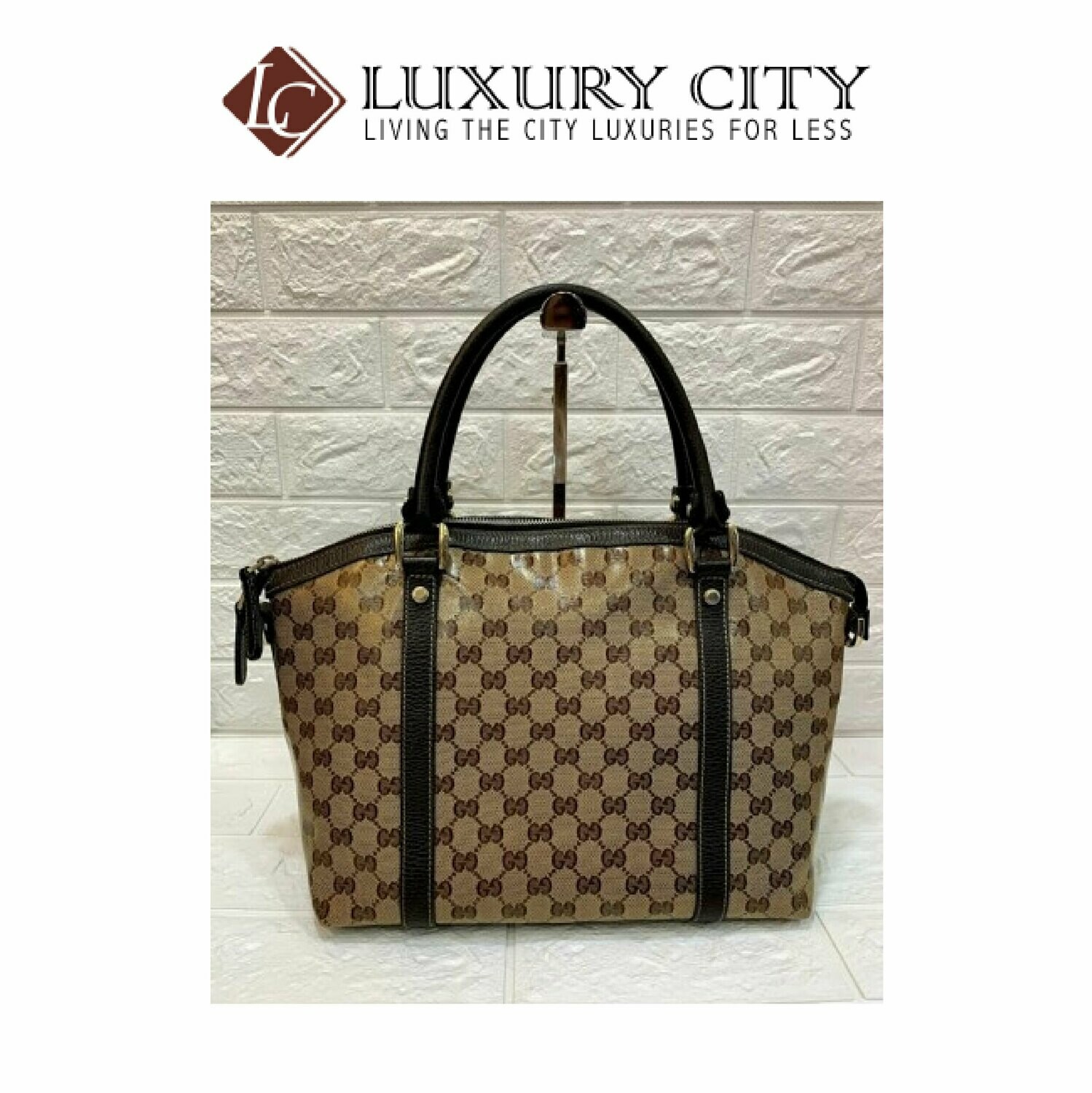 [Luxury City] Preloved Authentic Gucci Monogram Handbag