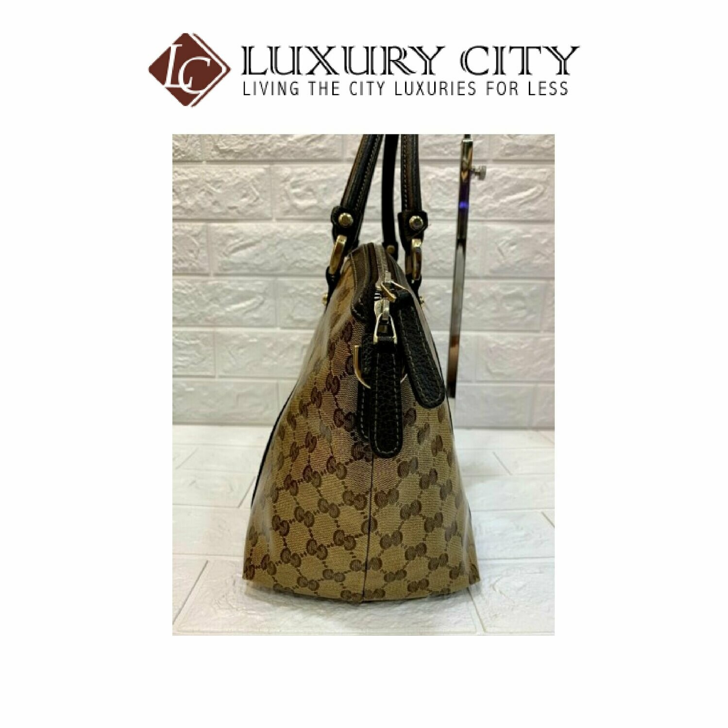 [Luxury City] Preloved Authentic Gucci Monogram Handbag