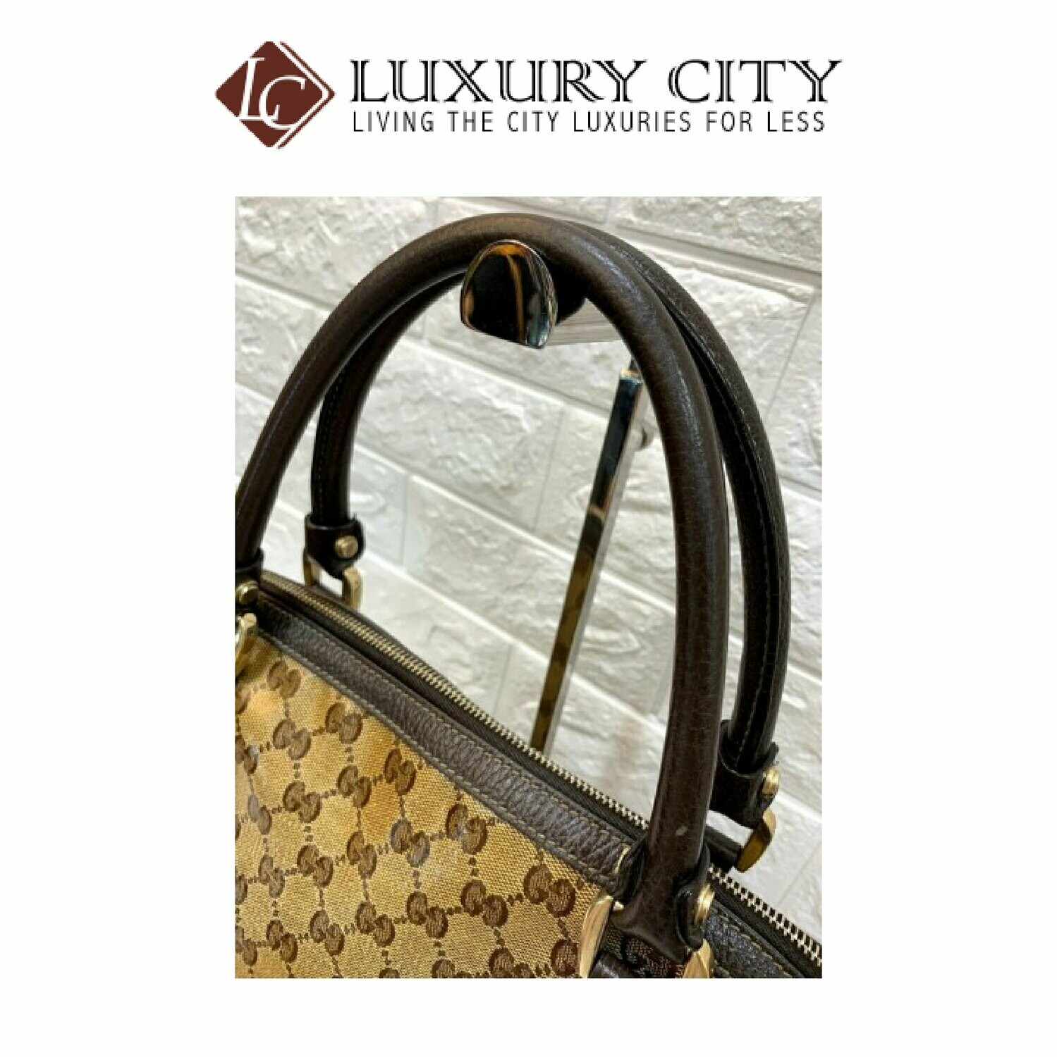 [Luxury City] Preloved Authentic Gucci Monogram Handbag