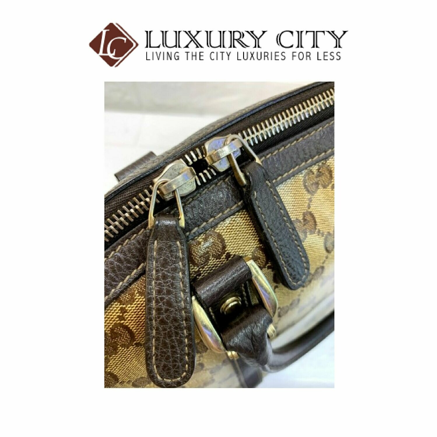 [Luxury City] Preloved Authentic Gucci Monogram Handbag