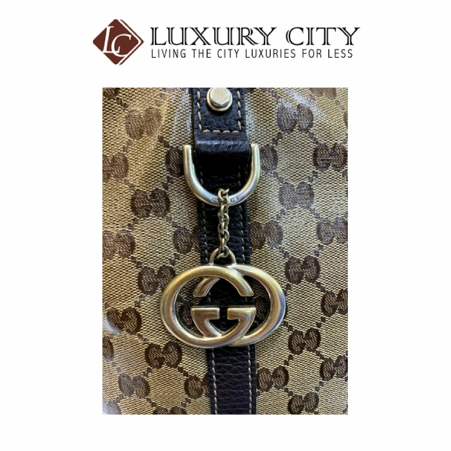 [Luxury City] Preloved Authentic Gucci Monogram Handbag