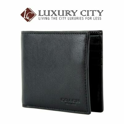 [Luxury City] Coach Compact ID Wallet in Sport Calf Leather