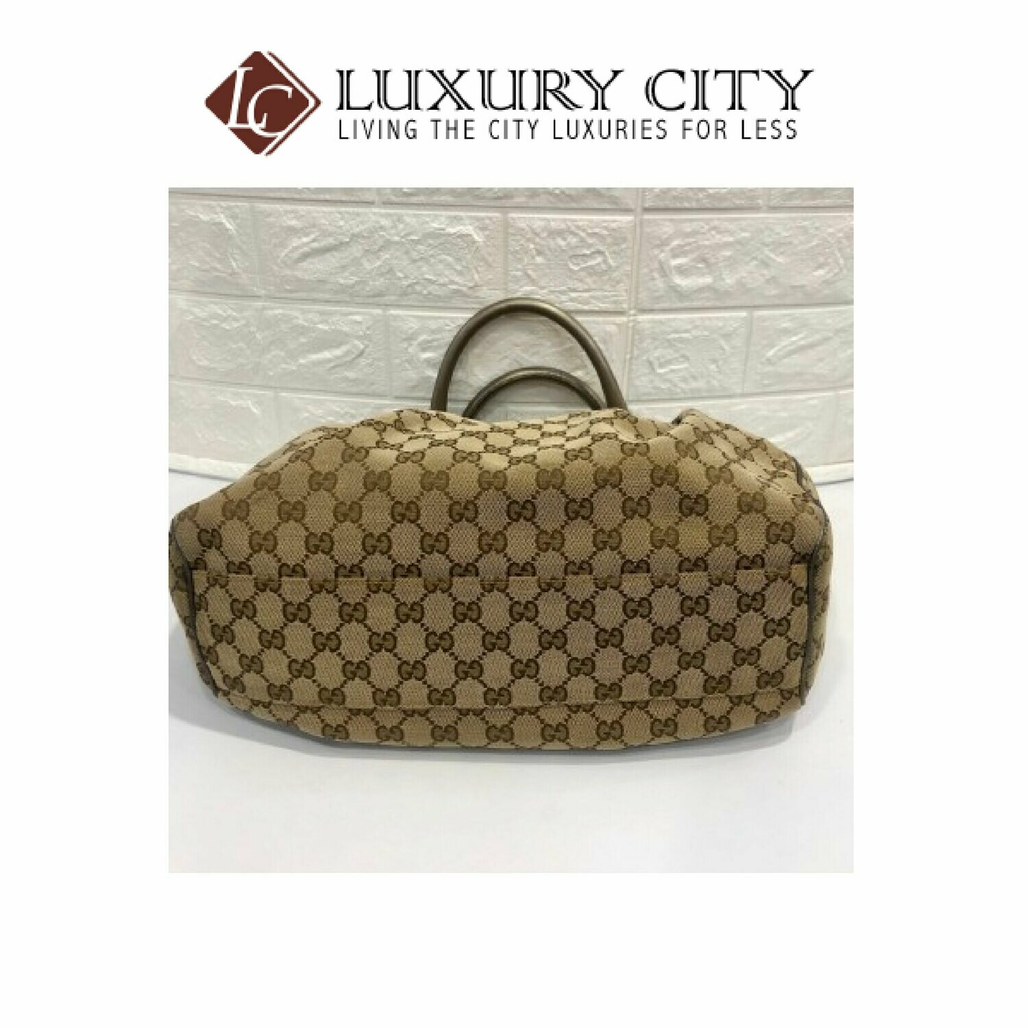 [Luxury City] Used Gucci Fabric shoulder Carry Bag