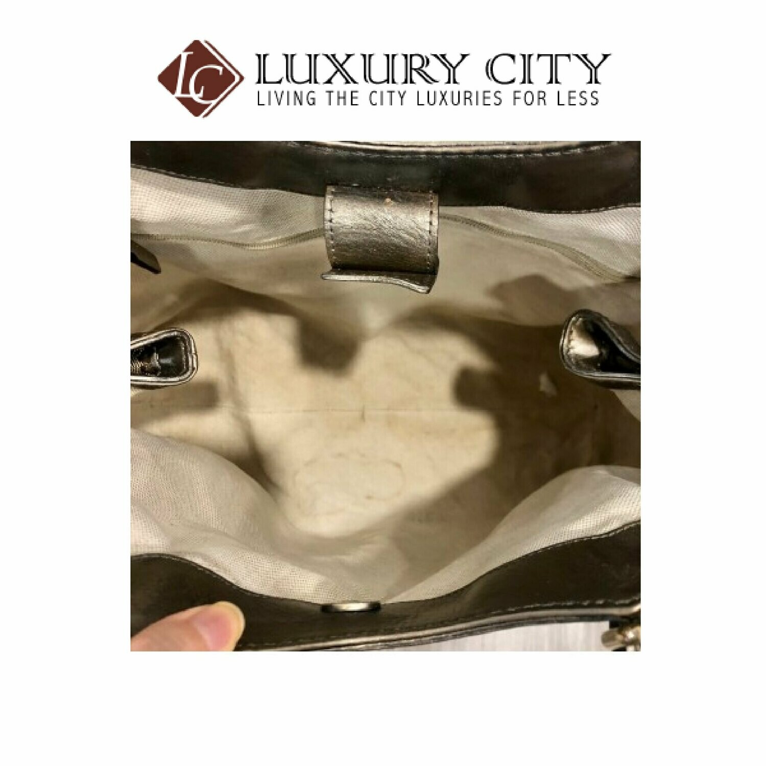 [Luxury City] Used Gucci Fabric shoulder Carry Bag