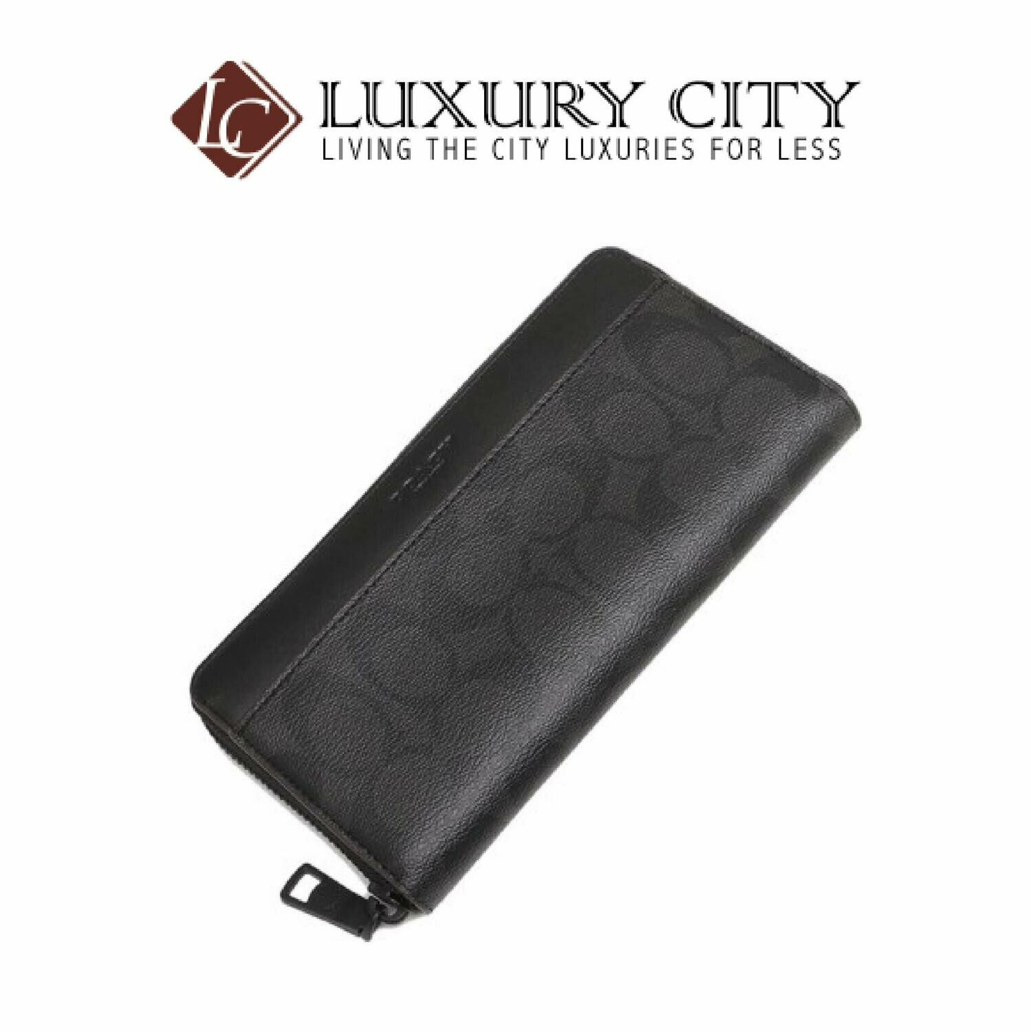 [Luxury City] Coach Accordian Wallet Coach-F25517 (Black)