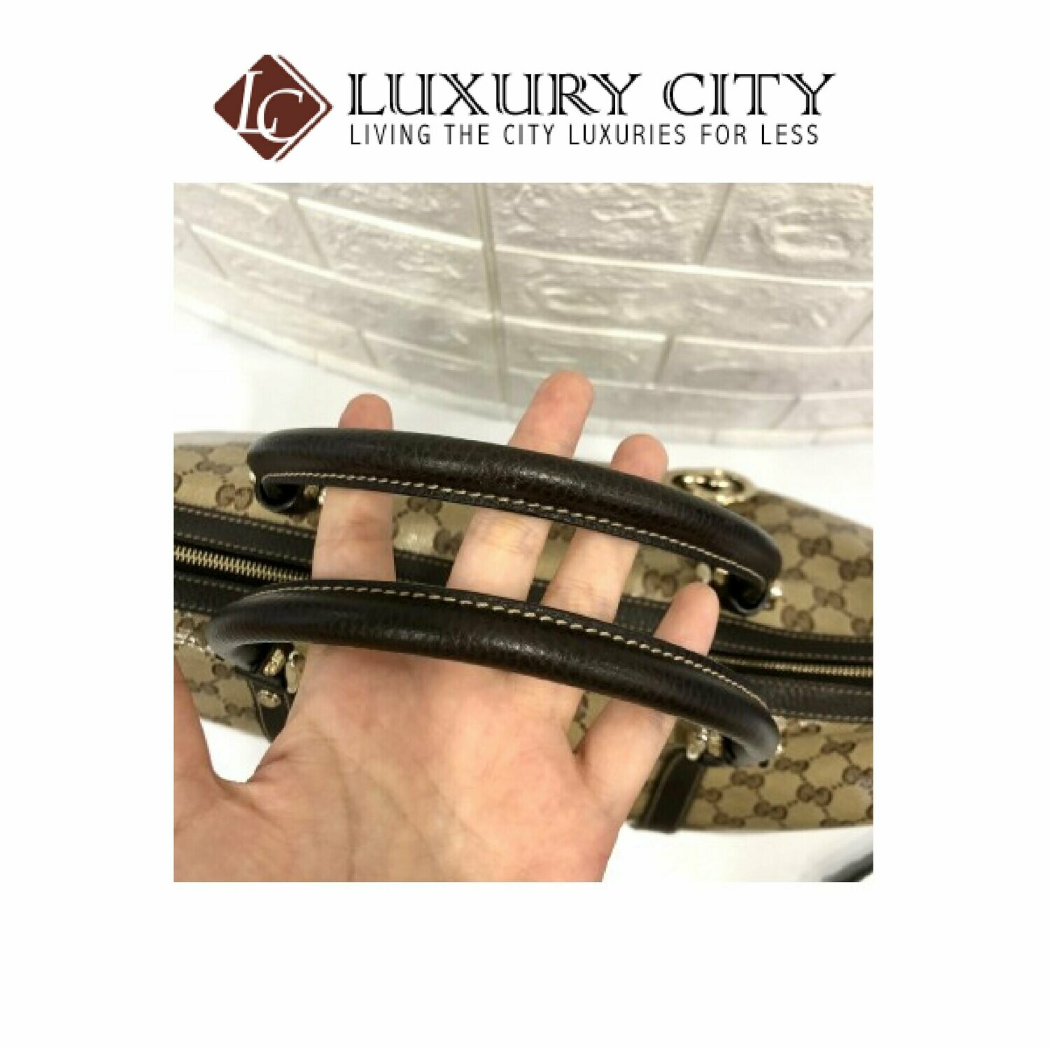 [Luxury City] Used Gucci GG 2 Ways Carry Bag