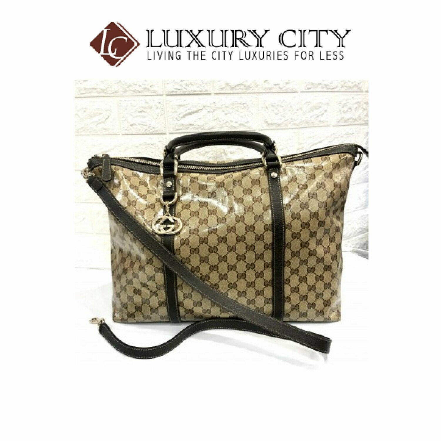 [Luxury City] Used Gucci GG 2 Ways Carry Bag